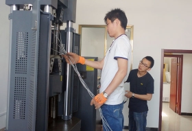 清苑某项目钢板摩擦系数抗滑移试验