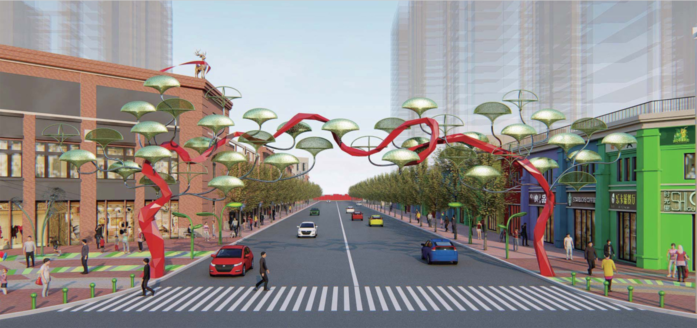 学校街拱门  工厂