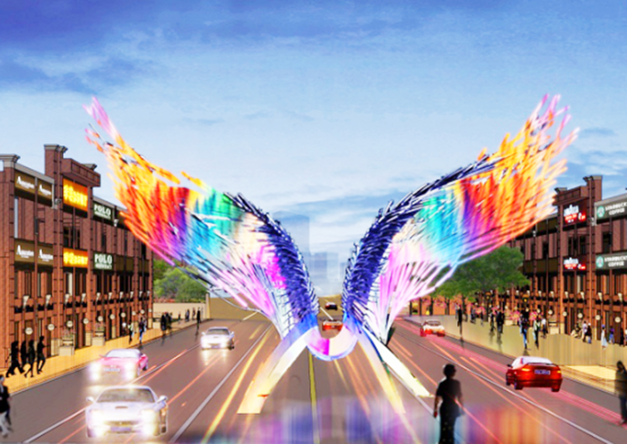 城市地标南入口老鹰  工厂