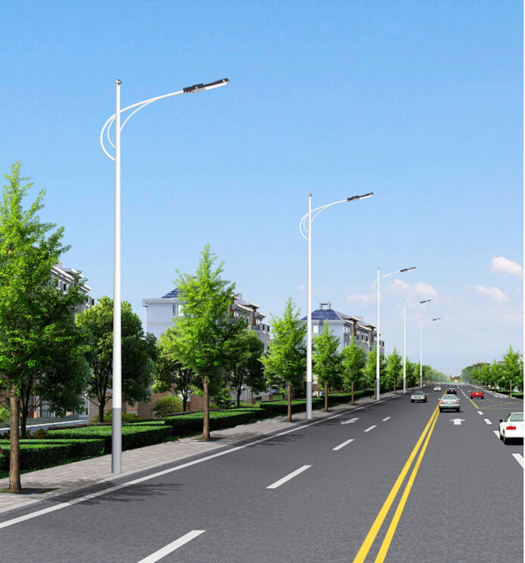 云南昆明西山区马街镇太阳能路灯工程