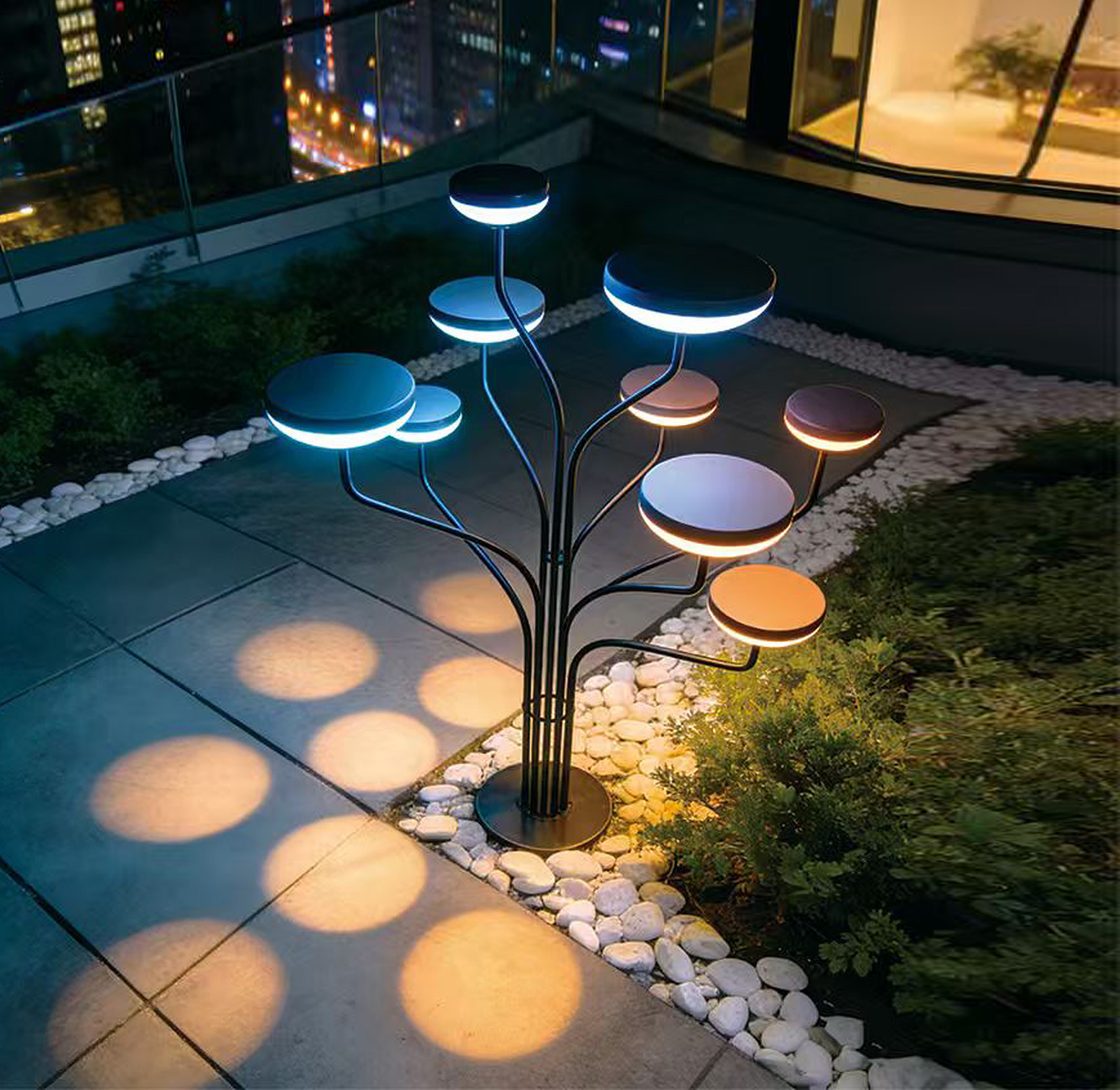 “枝蔓星河” 多光源艺术景观灯