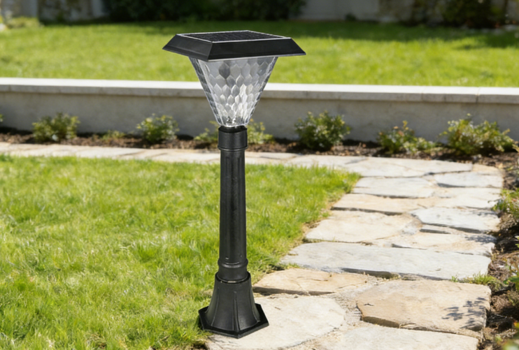 圆角斜四方罩-欧杆草坪灯  定制